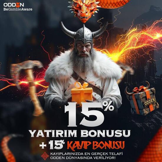 ODDEN - GÜNE ÖZEL %15 YATIRIM + %15 KAYIP BONUSU